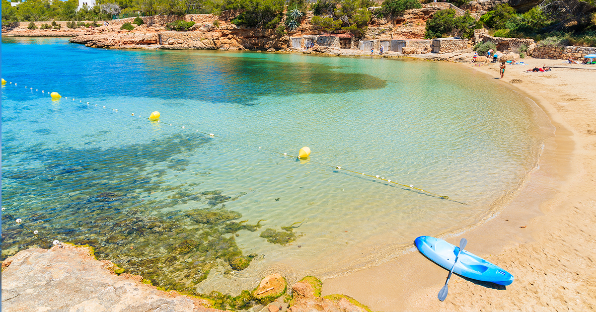 kayak en ibiza cala