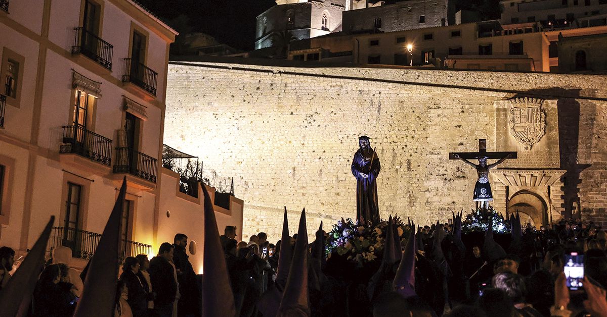 Easter procession in Ibiza