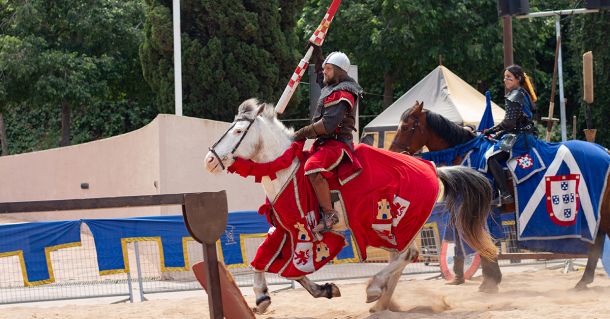Caballero de justa en Eivissa Medieval