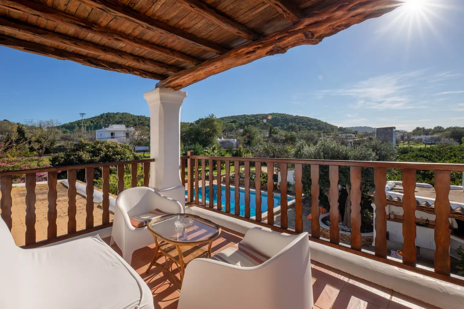 Terrasse Landhaus Can Gat